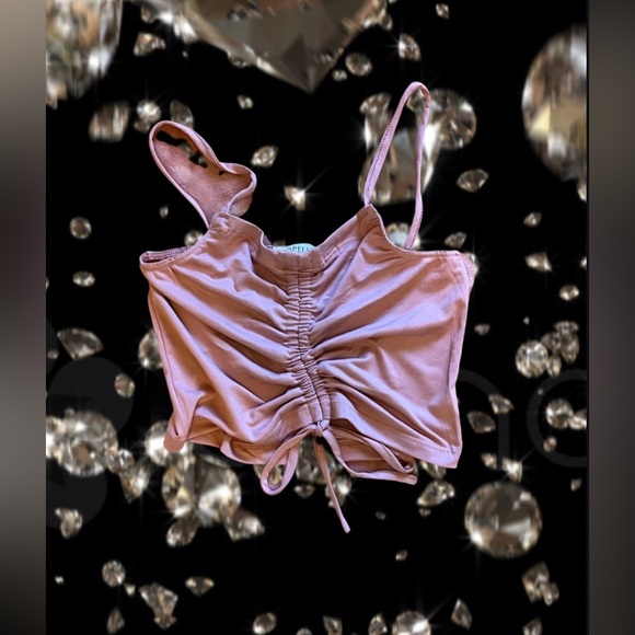 Capella EUC Scrunch Front Crop Top - Picture 3 of 4